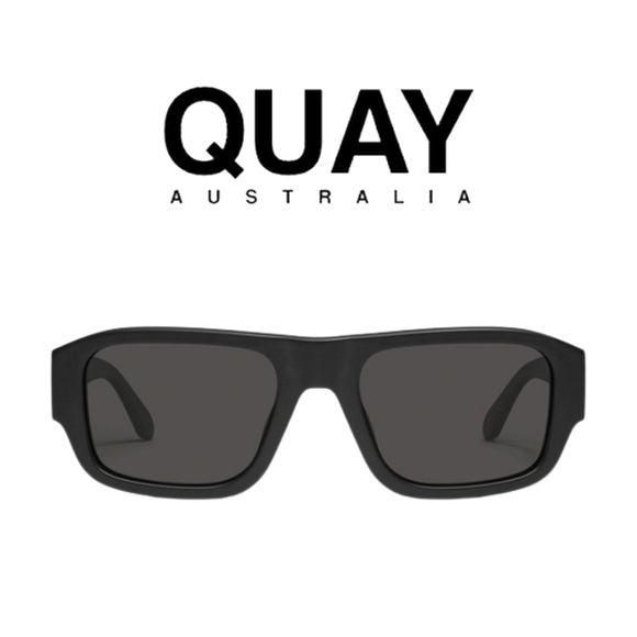 Quay Australia Other - QUAY AUSTRALIA- Night Cap Sunglasses - Matte Black- Polarized - Unisex